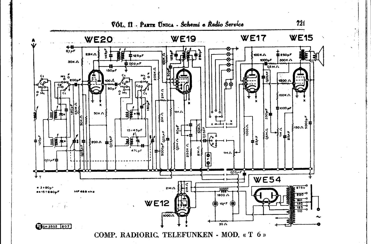 Telefunken T6 Schematic