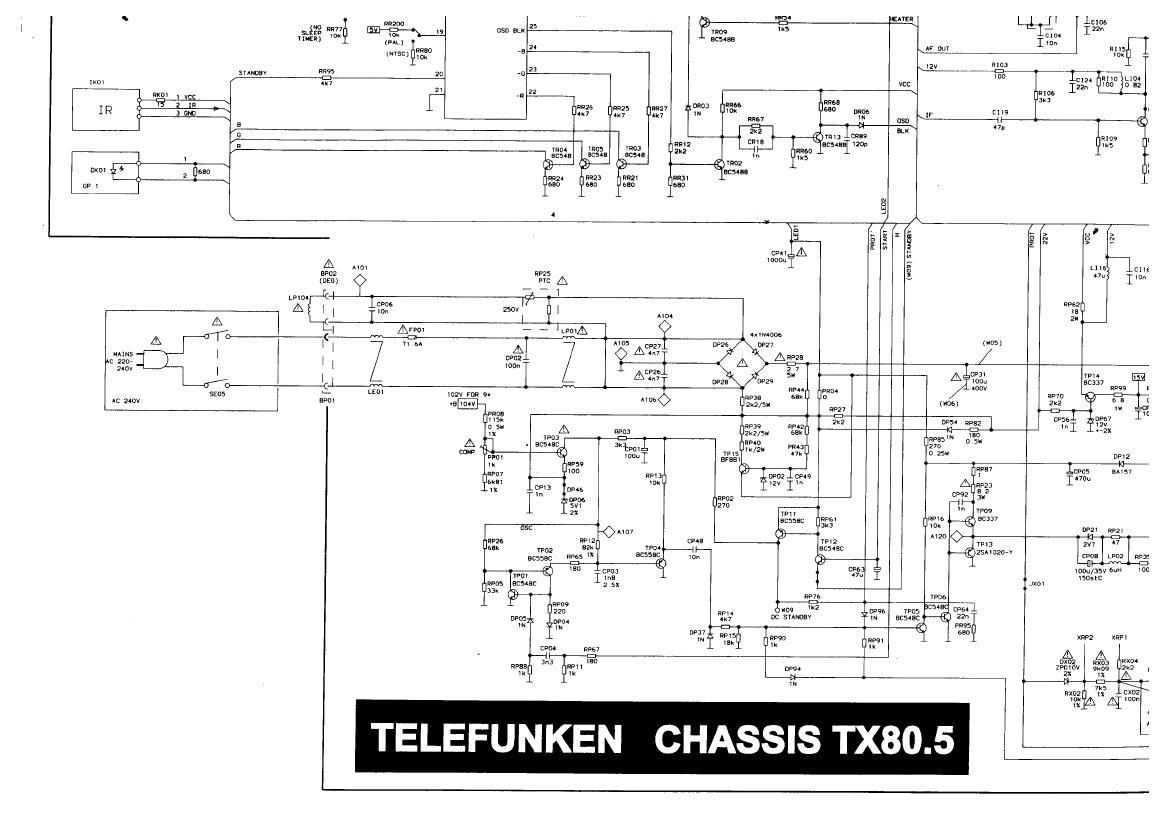 Telefunken TX 80.5 Schematic