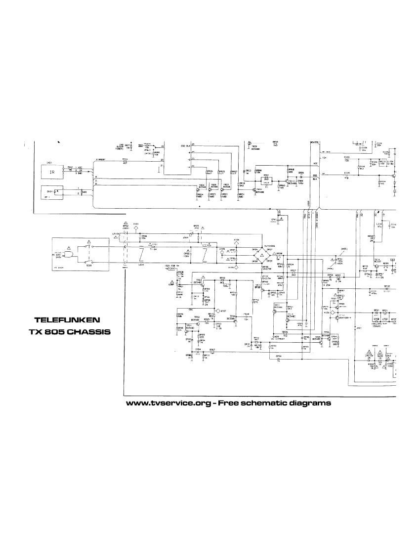 Telefunken TX 805 Schematic