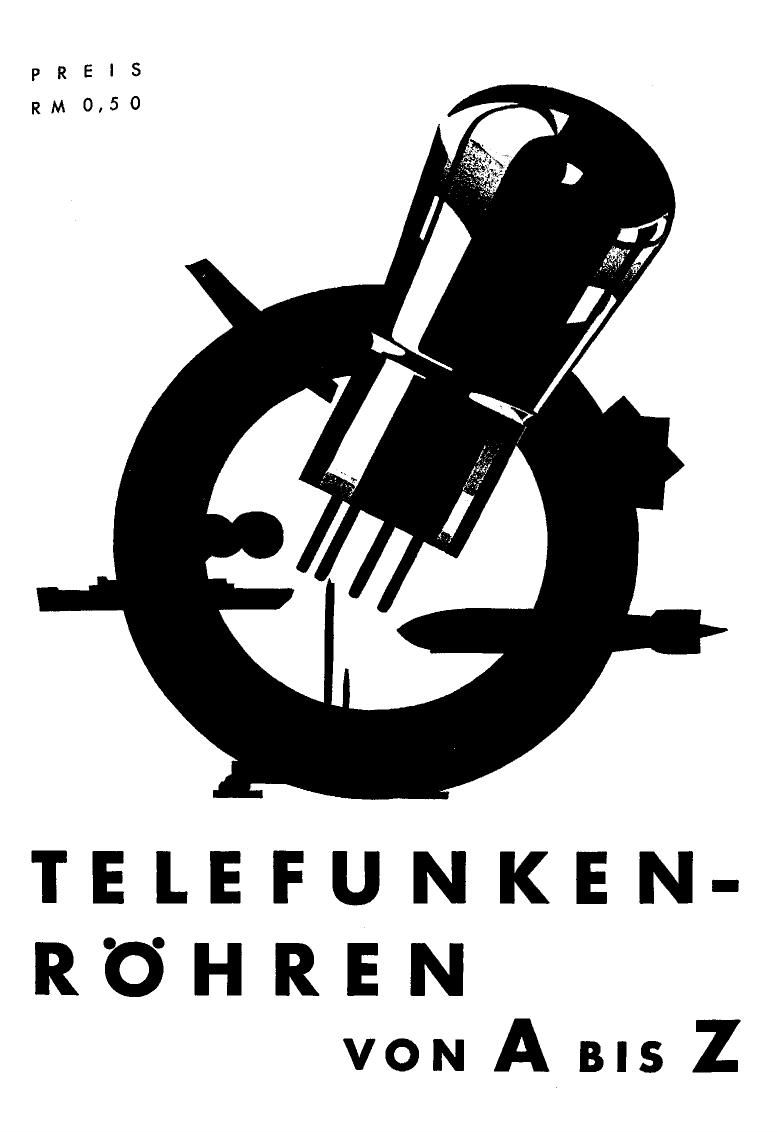 Telefunken Tubes Catalog 1930 1931