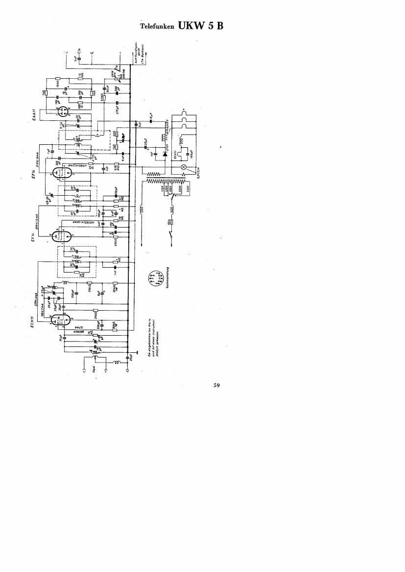 Telefunken UKW 5B Schematic