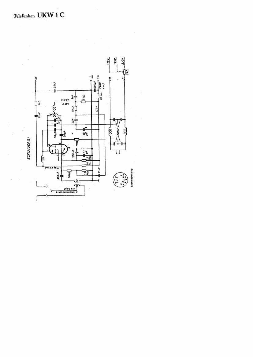 Telefunken UKW1C Schematic