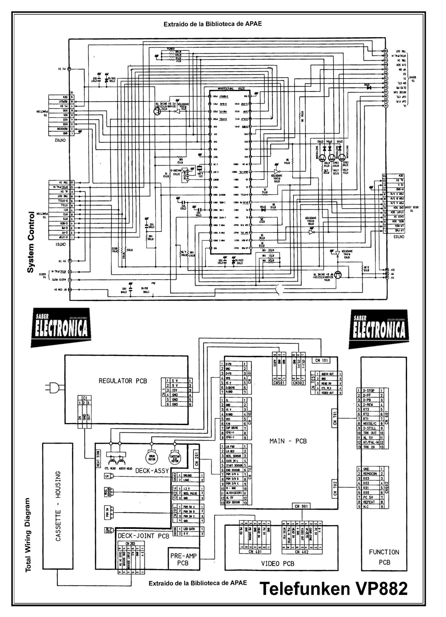 Telefunken VP 882 Schematic