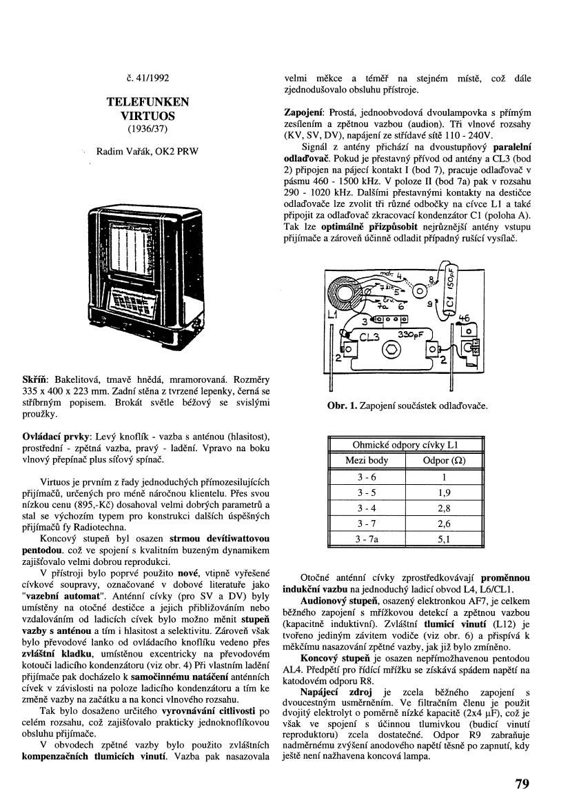 Telefunken Virtuos Service Manual