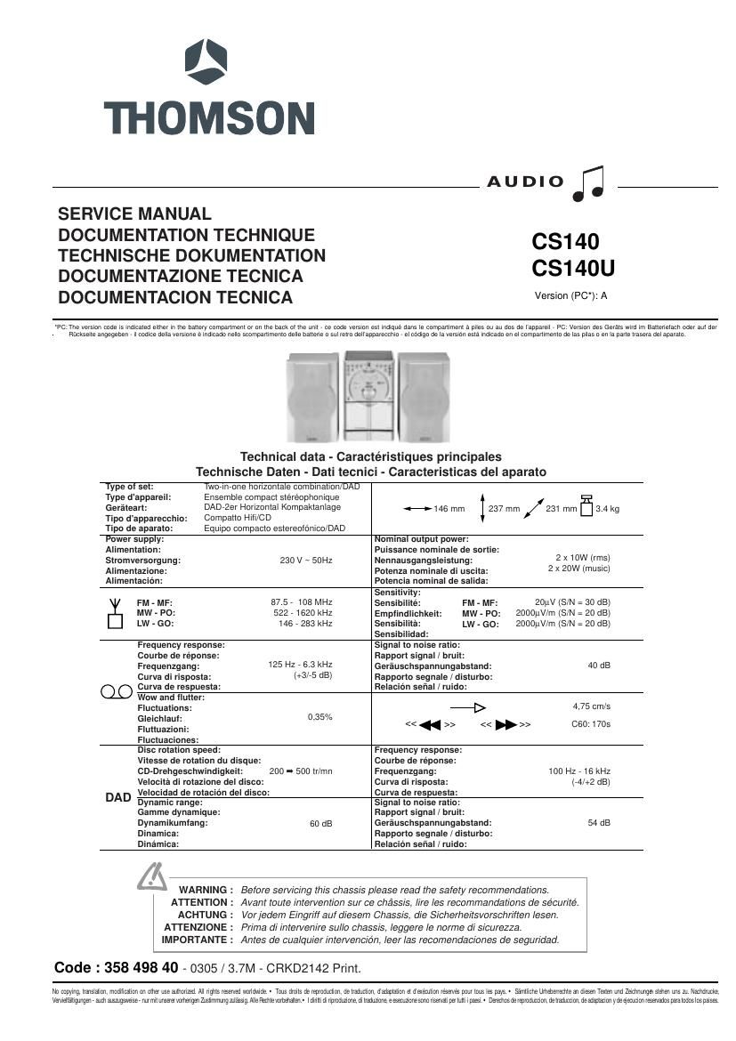 thomson cs140