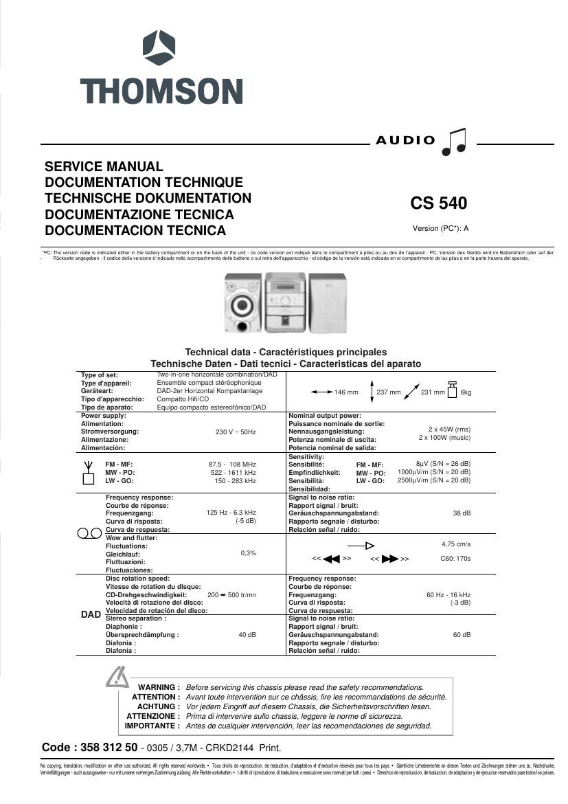 thomson cs540