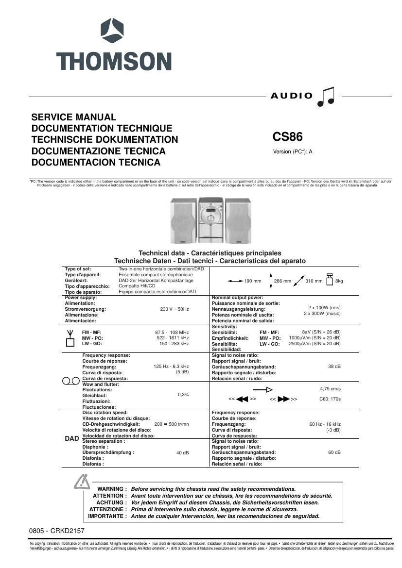 thomson cs86