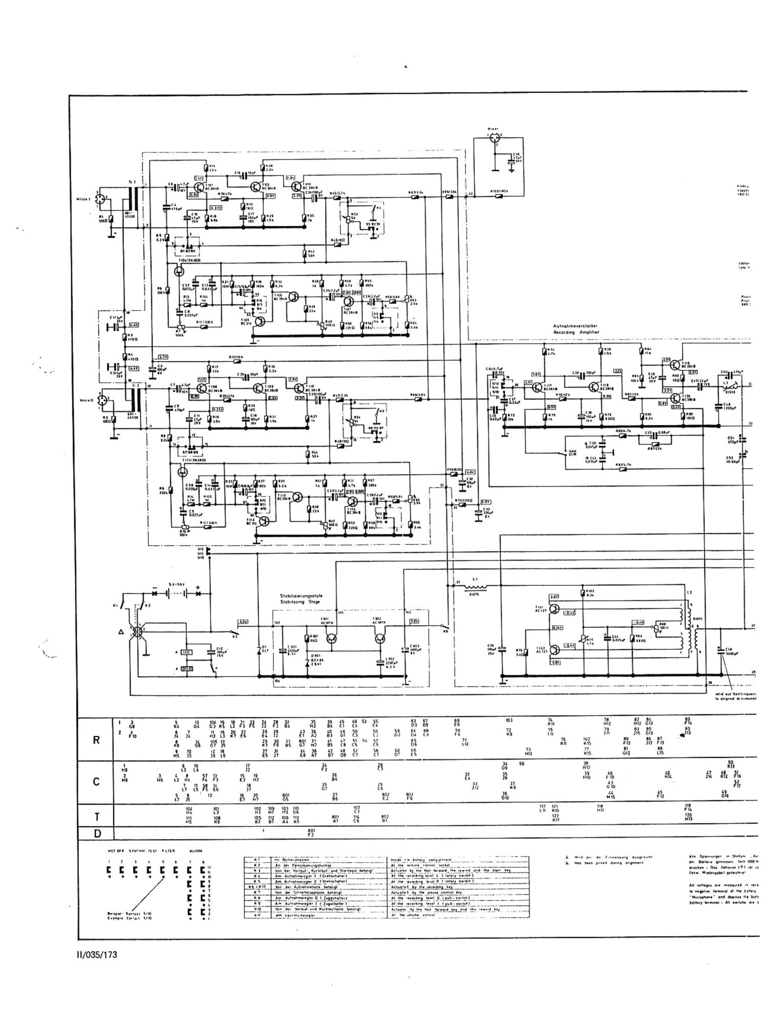 Uher 1200 Report Synchro Schematic