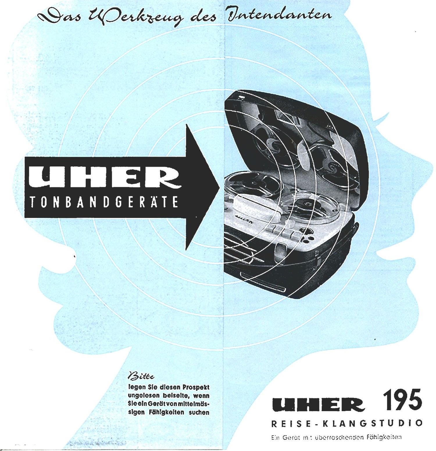 Uher 195 Brochure