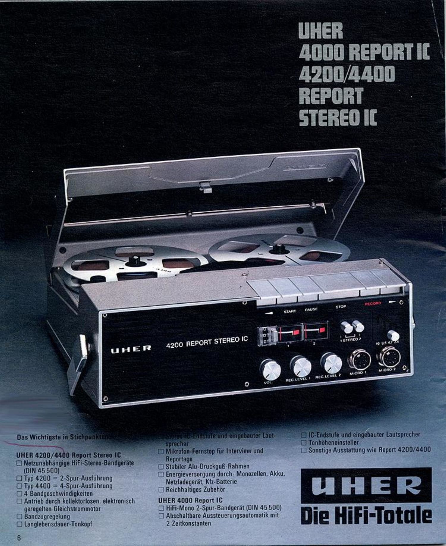 Uher 1978 Catalog
