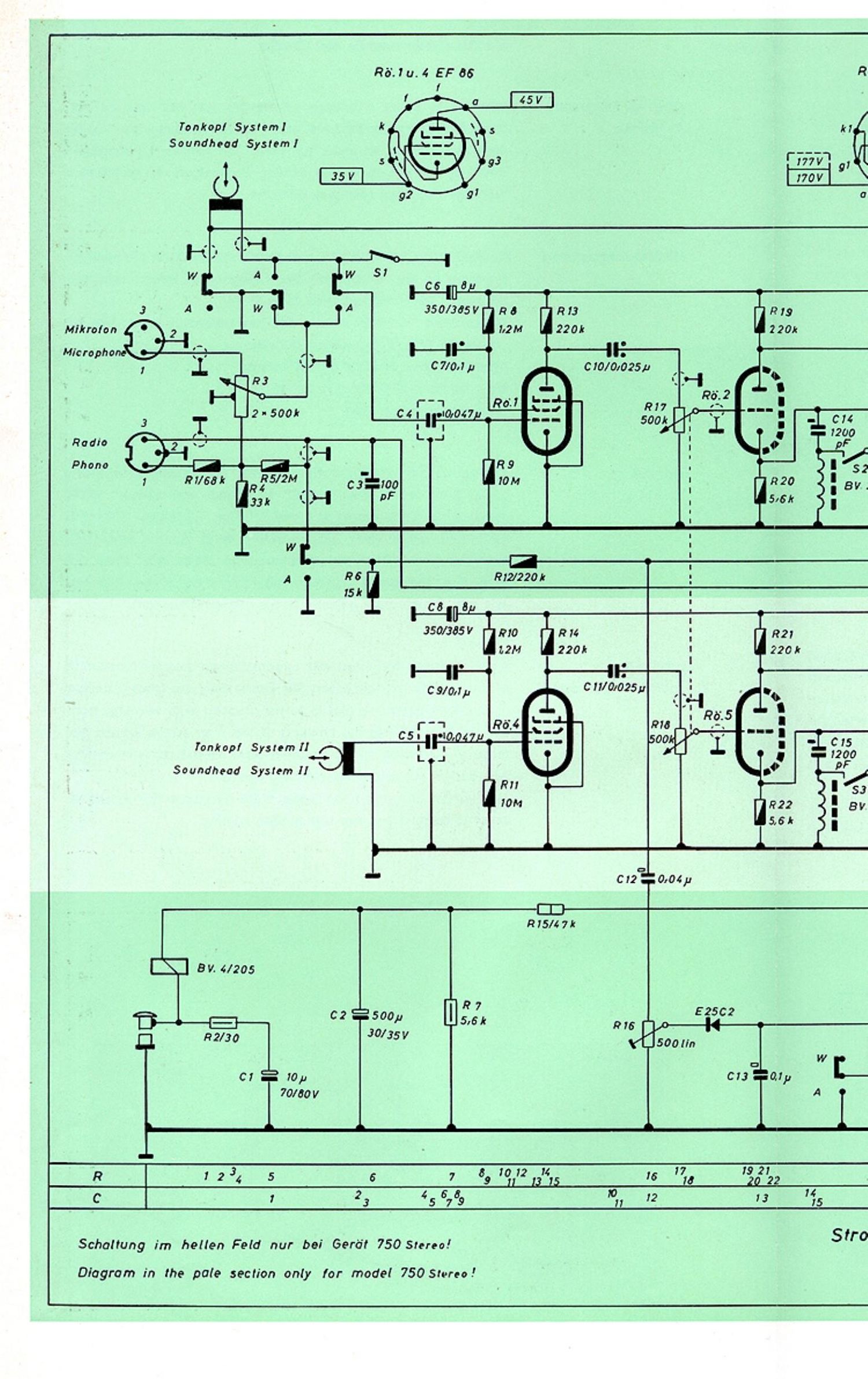 Uher 720 Schematic