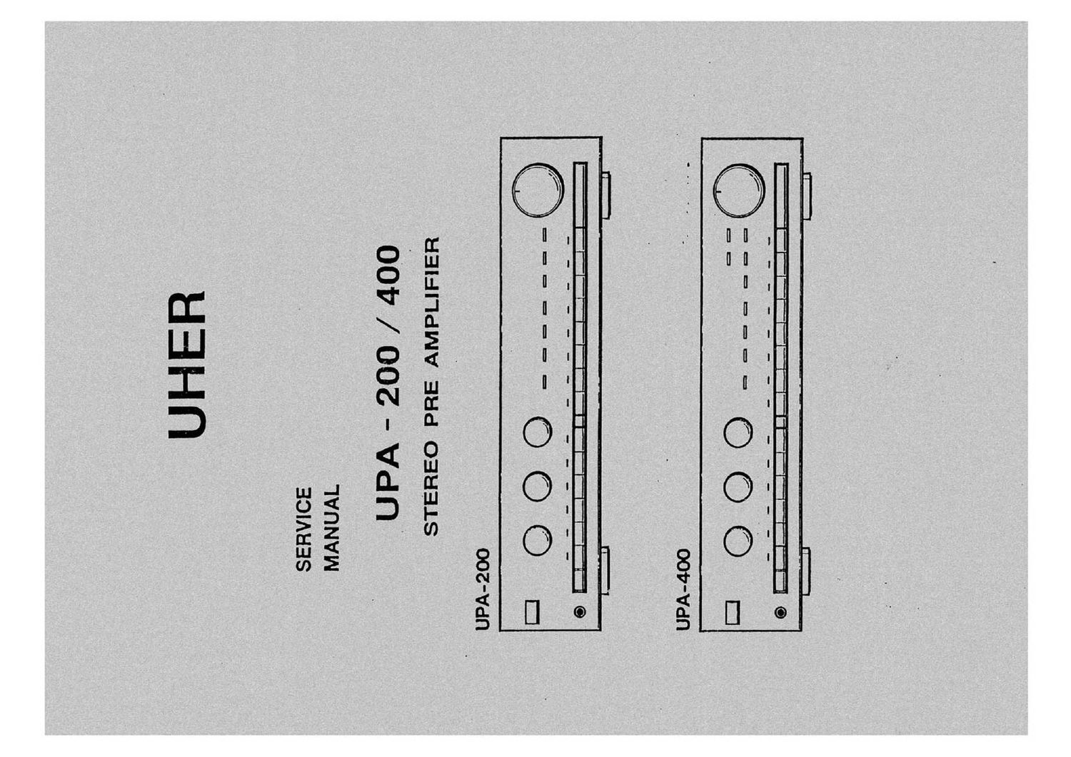 Uher UPA 400 Service Manual