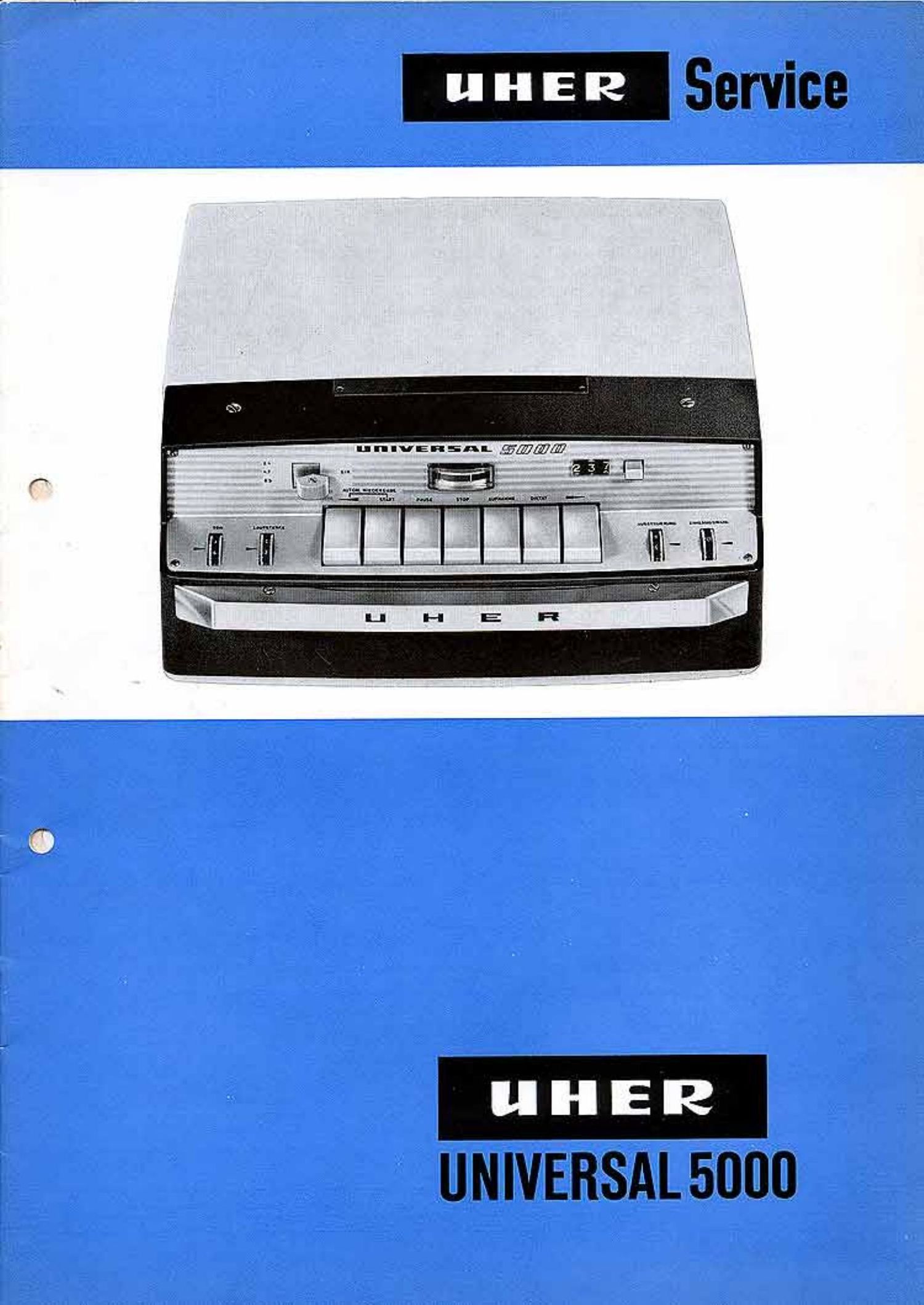 Uher Universal 5000 Service Manual