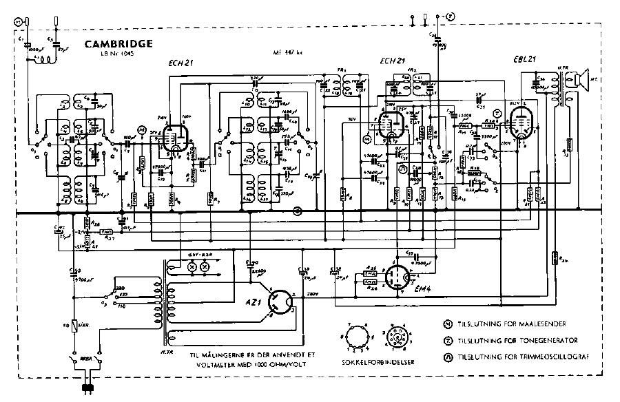 unica Cambridge 1045 schematic