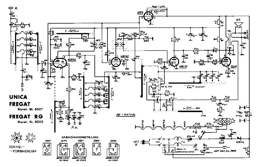 unica Fregat 6007 schematic