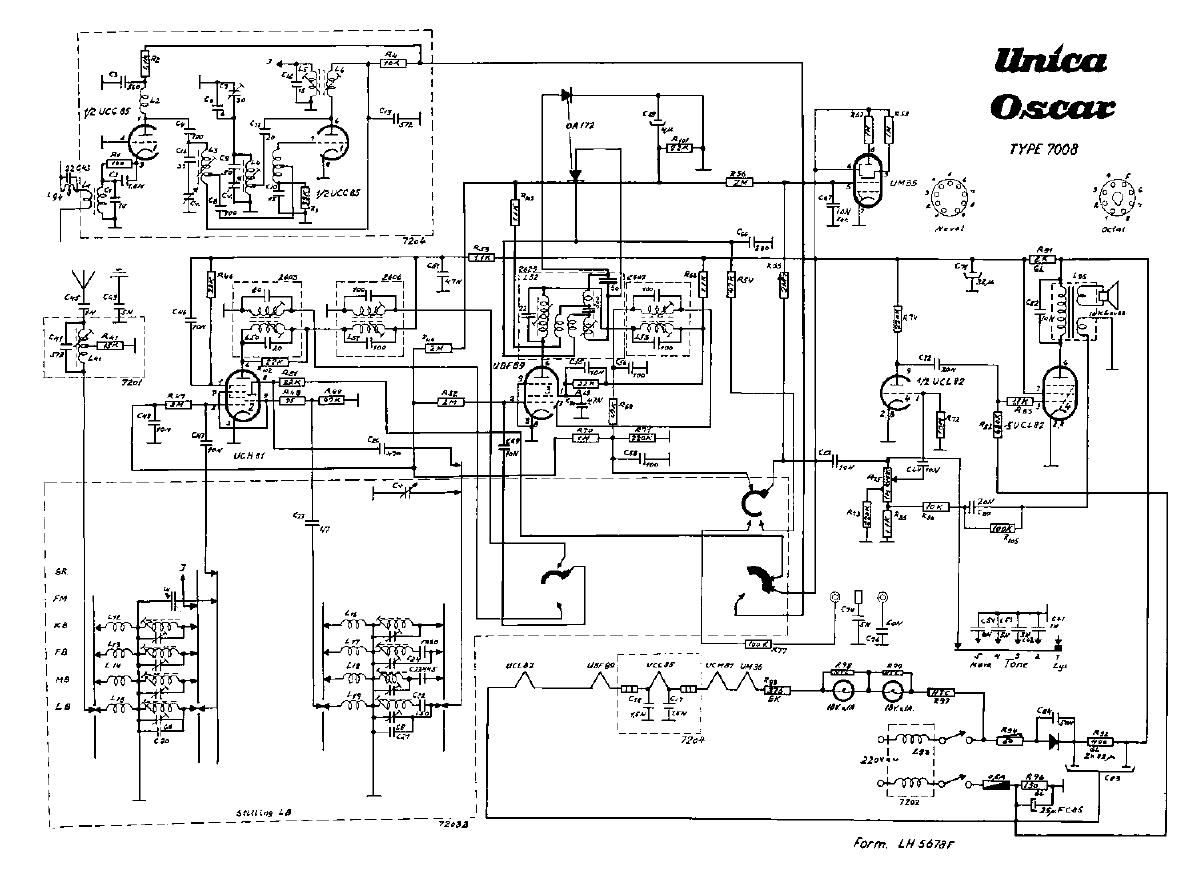 unica Oscar 7008 schematic