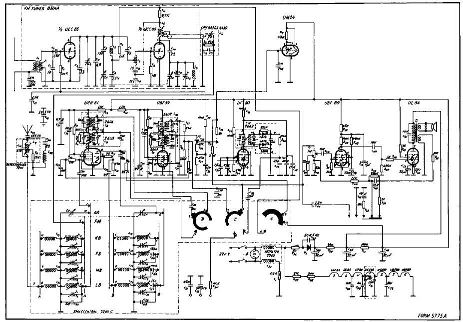 unica Oscar 7064 schematic