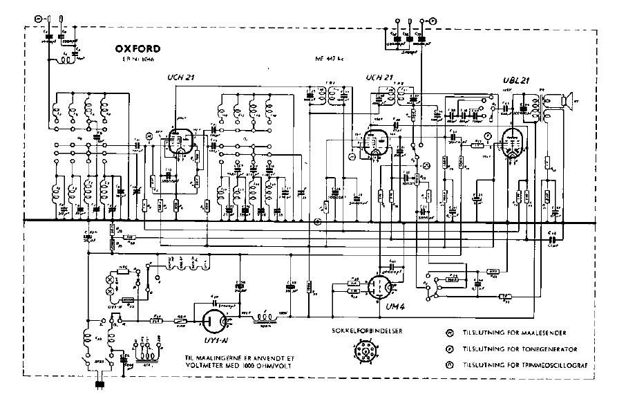 unica Oxford 1046 RGS schematic