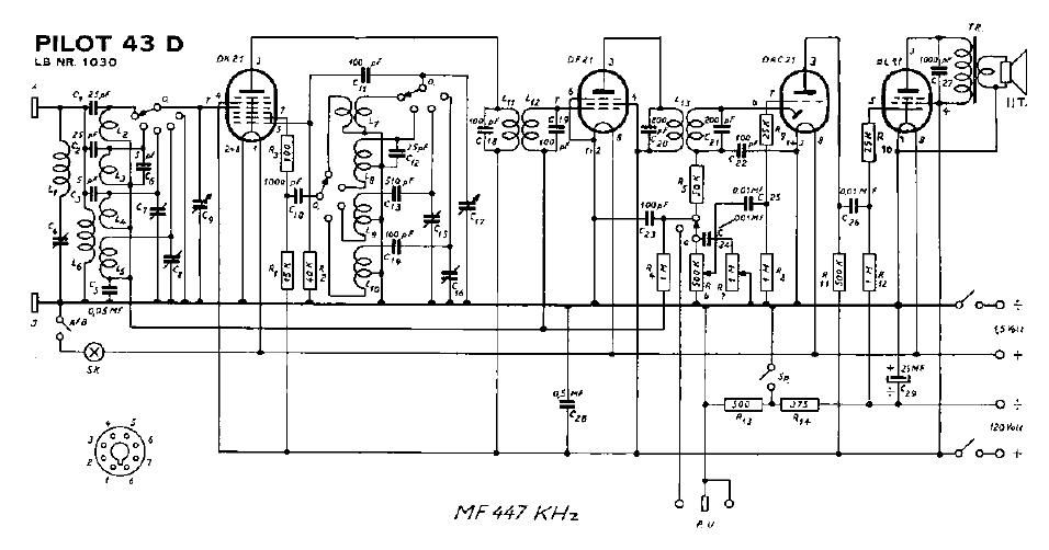 unica Pilot D 1030 schematic