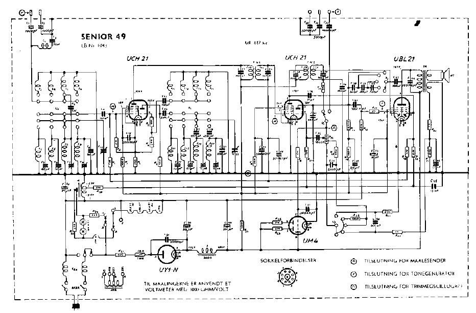 unica Senior 49 1043 RG schematic