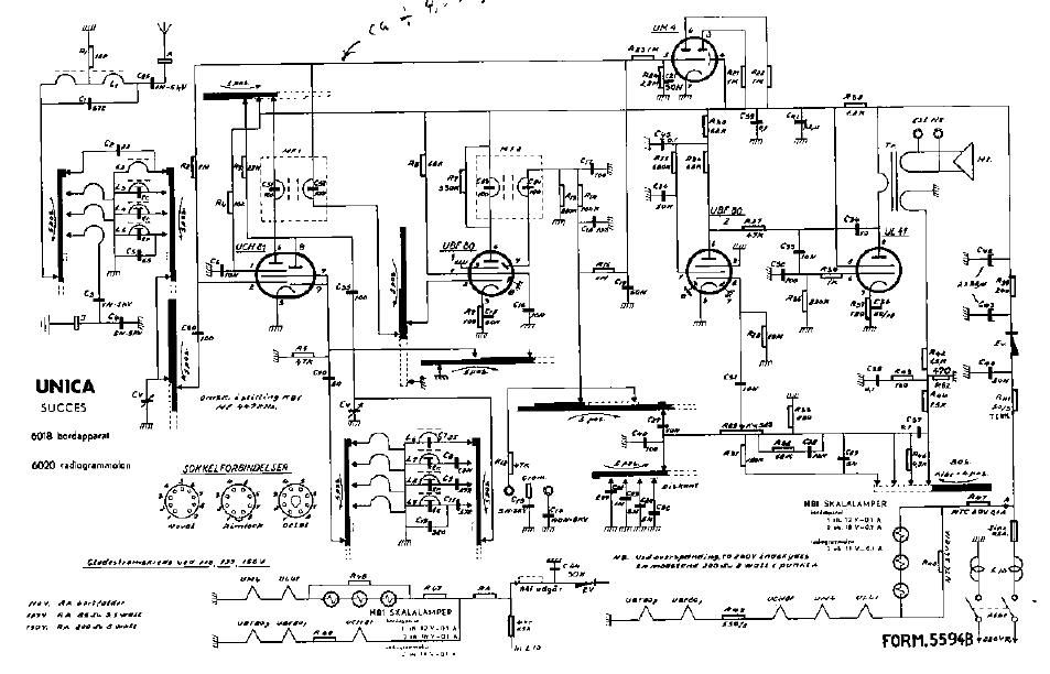 unica Succes 6018 schematic