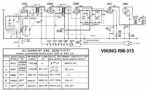viking rm 315 schematic