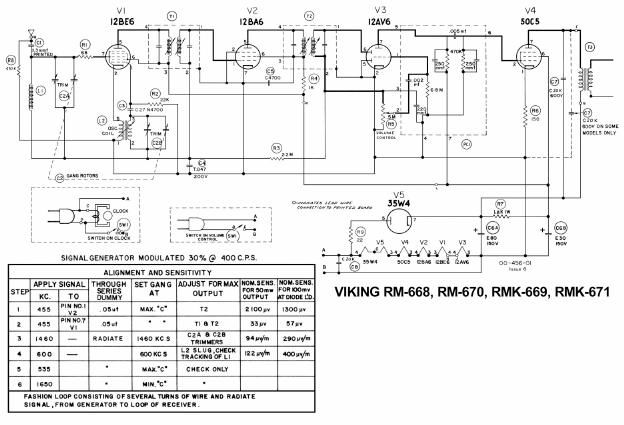 viking rm 668 schematic