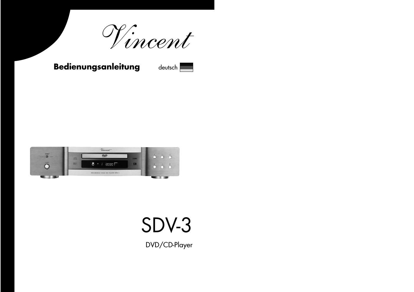 vincent savc 3 owners manual