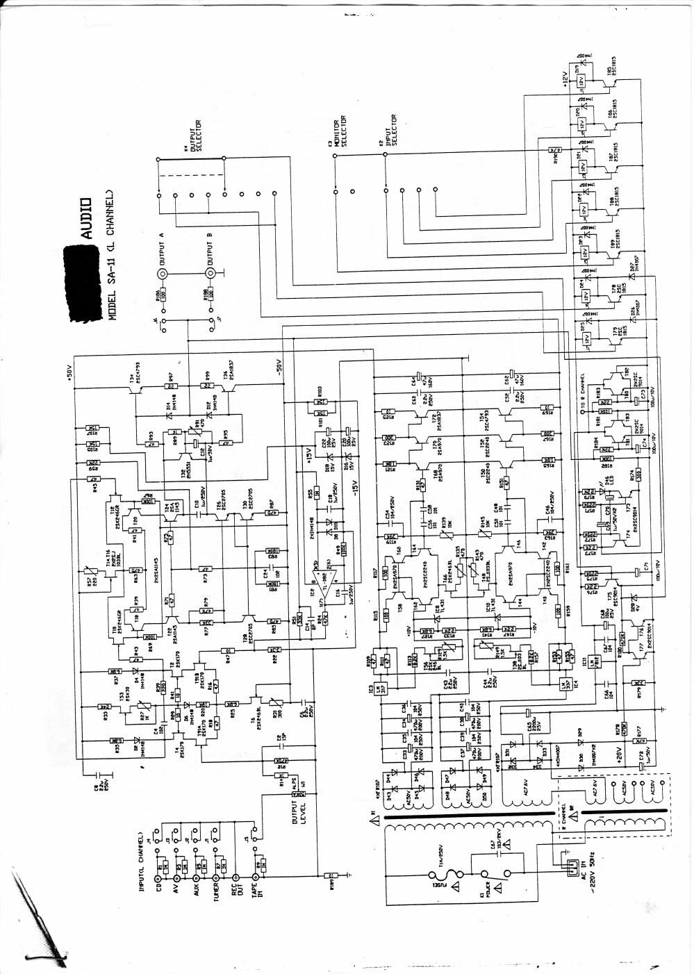 Vincent SA11 int schematic