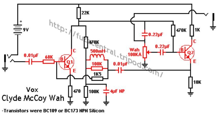 vox 847 clyde mccoy wah schematic