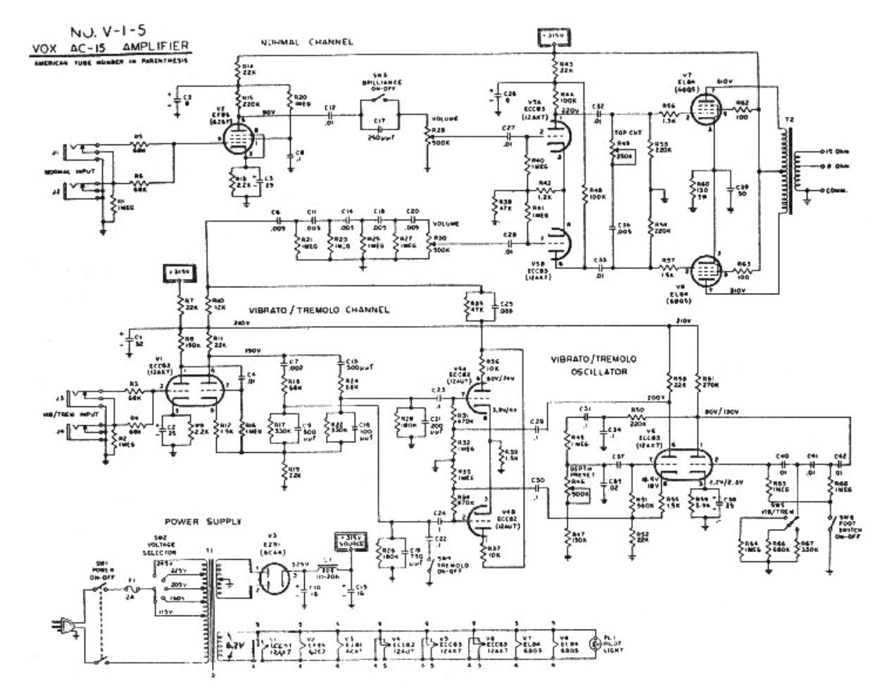 vox ac15 v 1 5 schematic