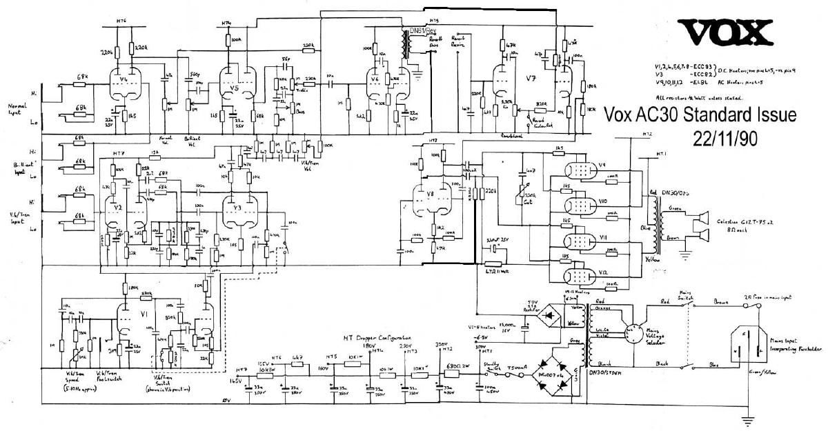 vox ac30 1990 schematic