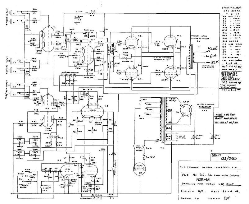 vox ac30 36 1960 jmi schematic