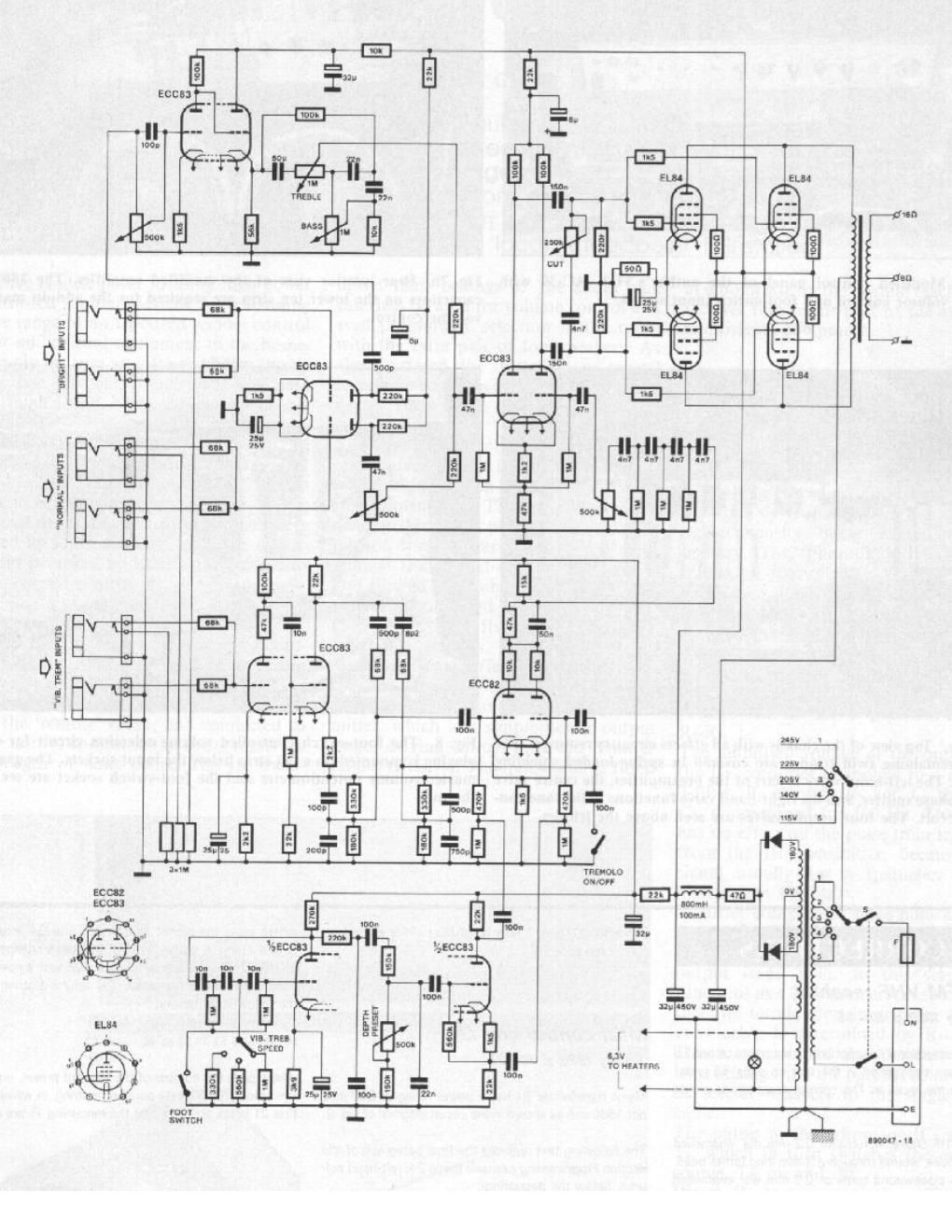 vox ac30 schematic