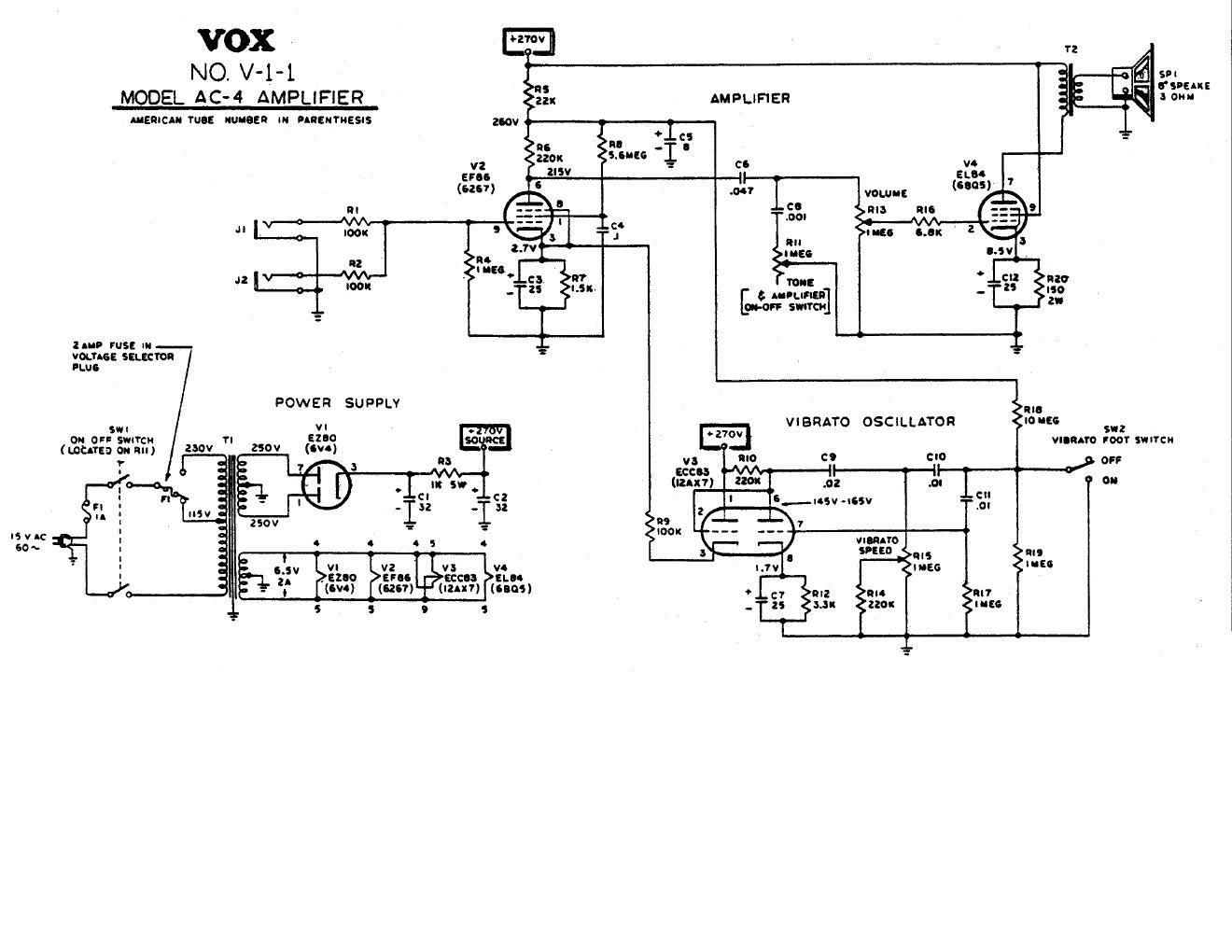 vox ac4 v 1 1 schematic