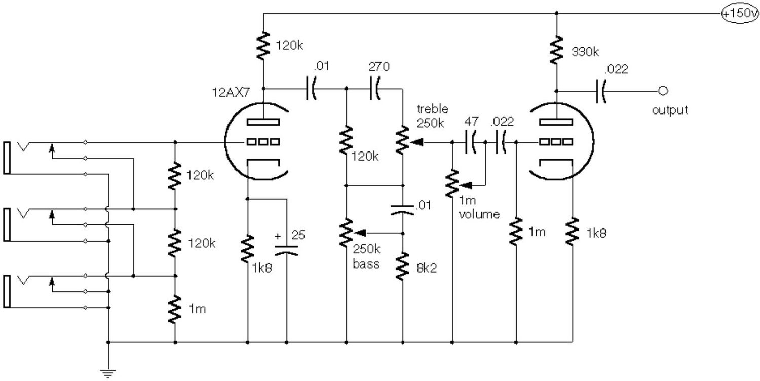 vox berkeley preamp schematic