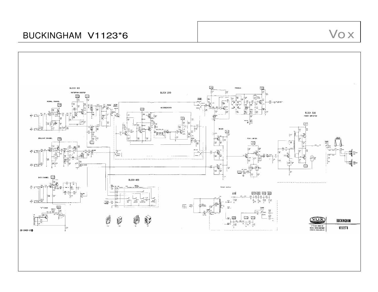 vox buckingham v1123 schematic