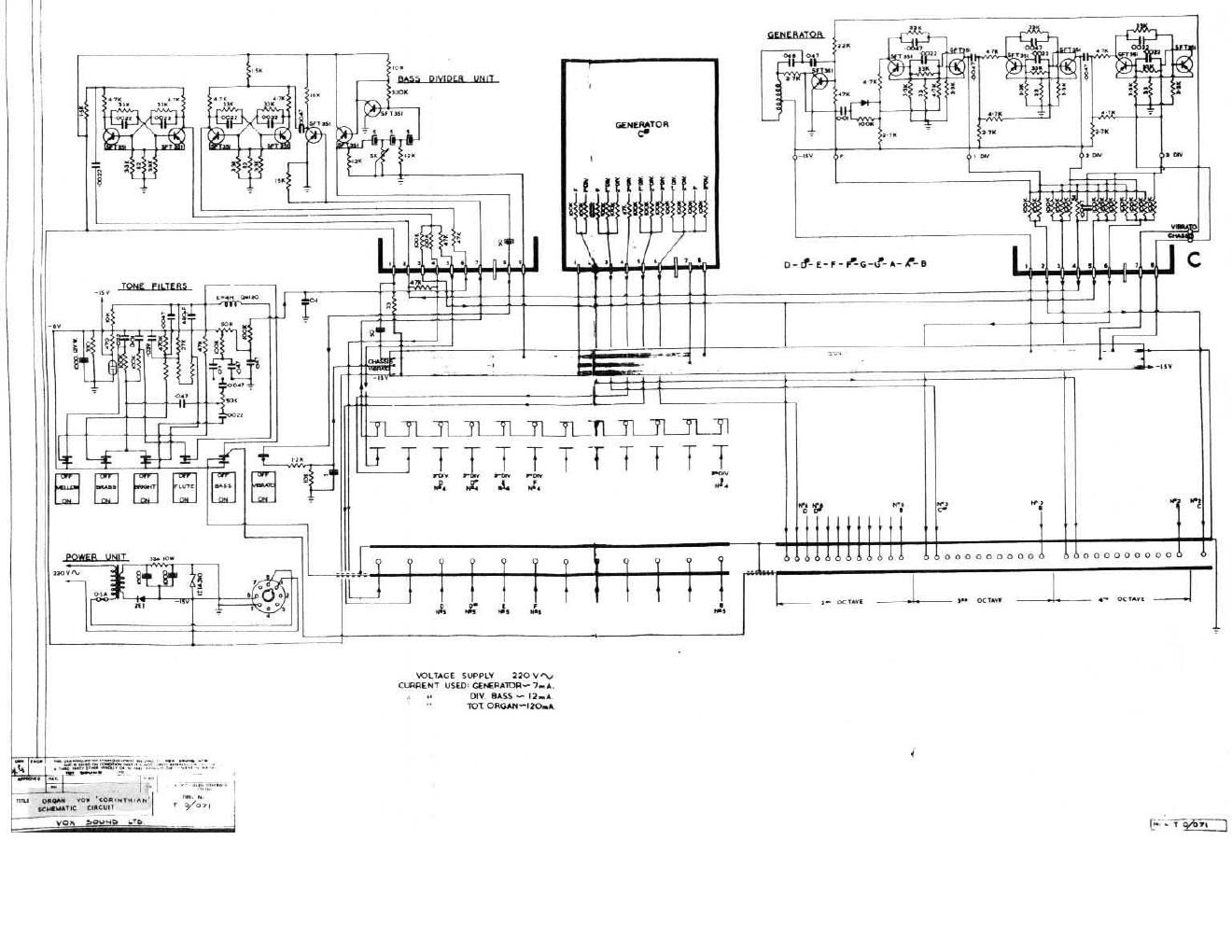 vox corinthian schematic