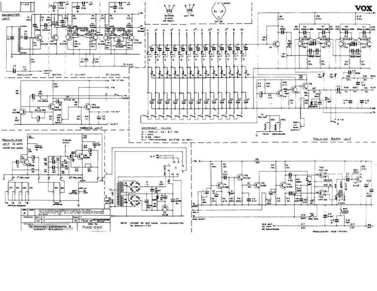 vox dual manual continental ii schematic