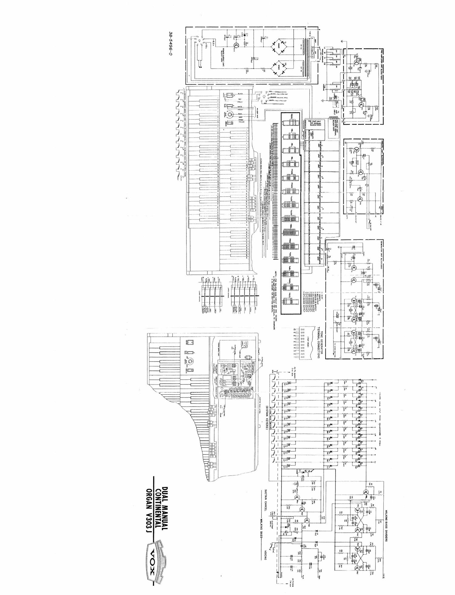 vox dual manual super continental schematic