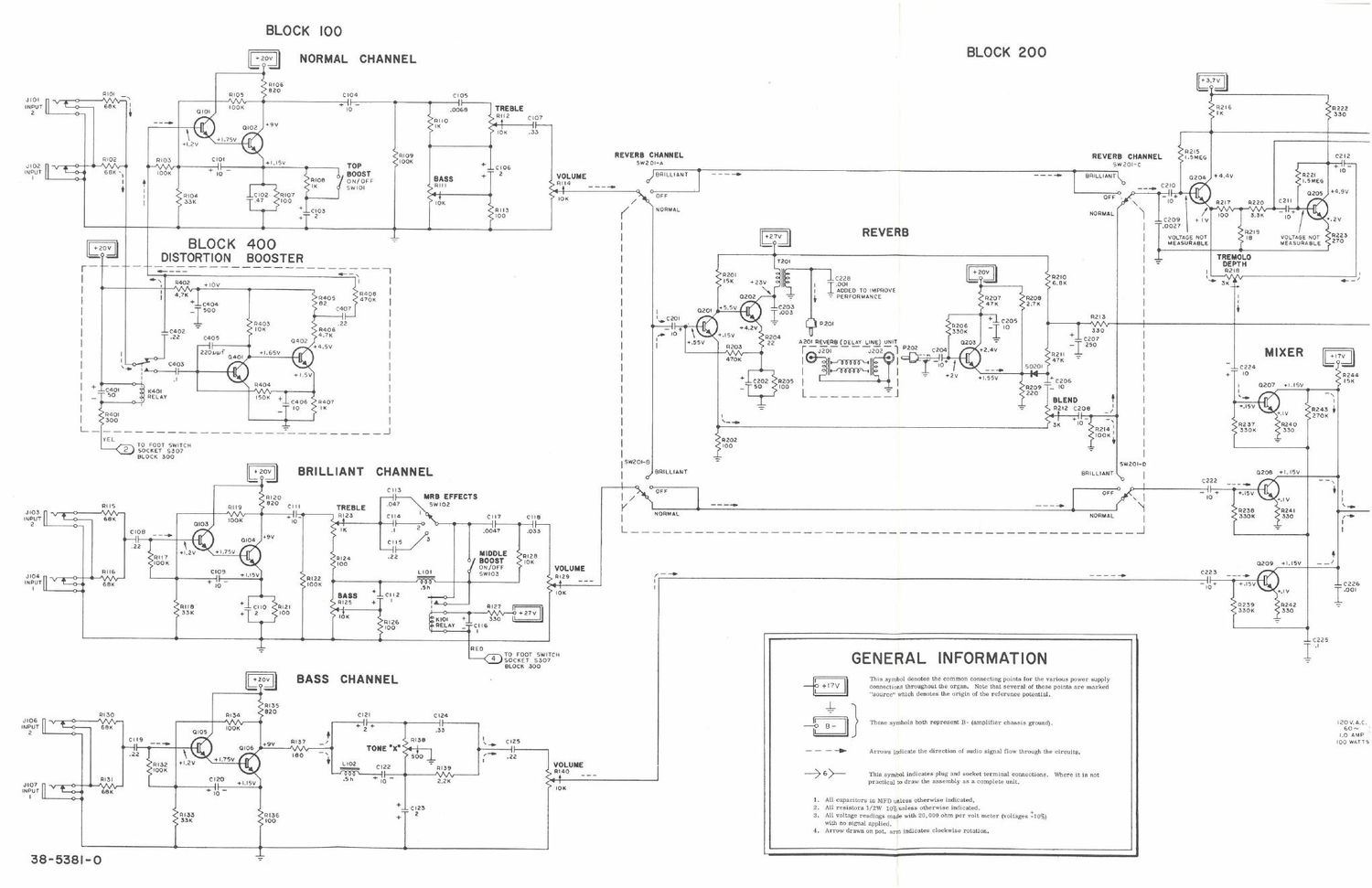 vox royal guardsman v1131 service manual