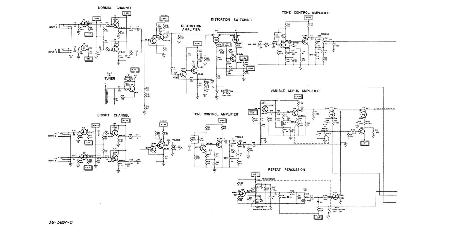 vox series 90 v133 preamp schematics