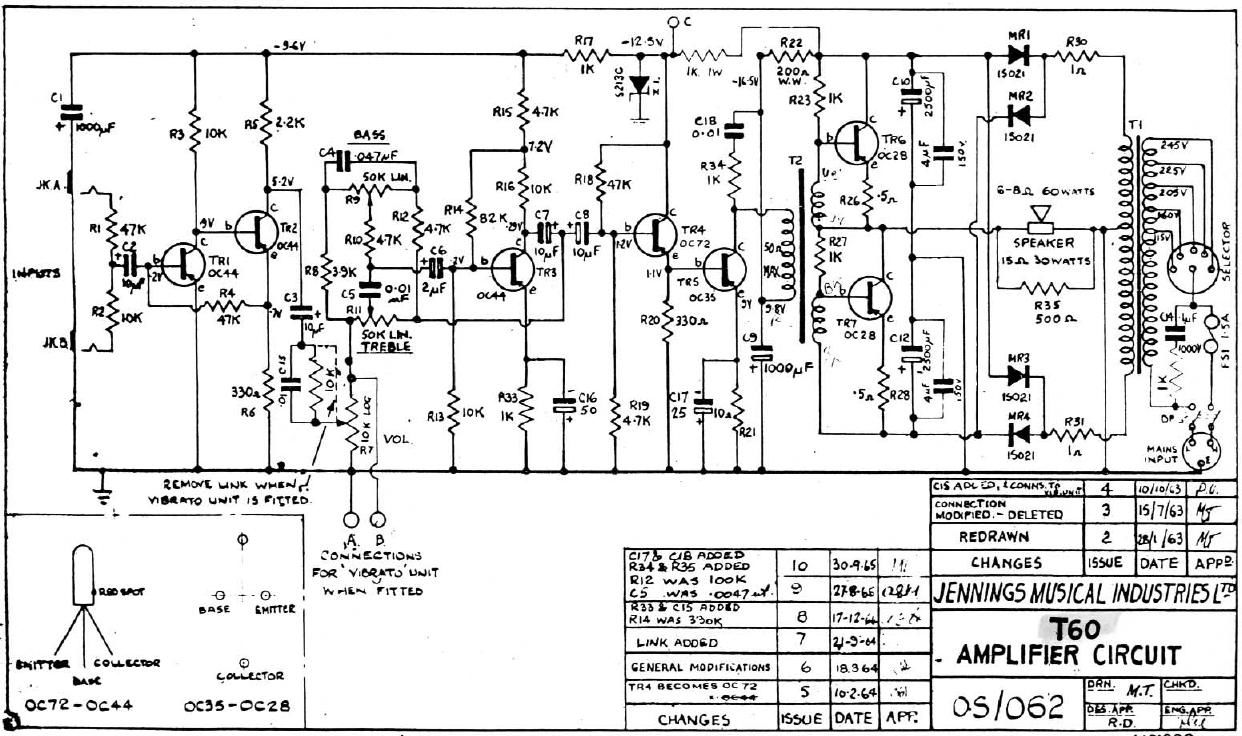 vox t60 schematic