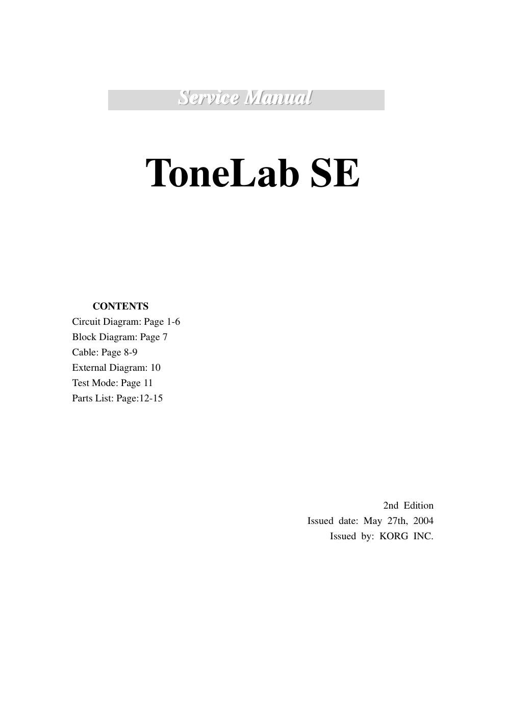 vox tone lab se service manual