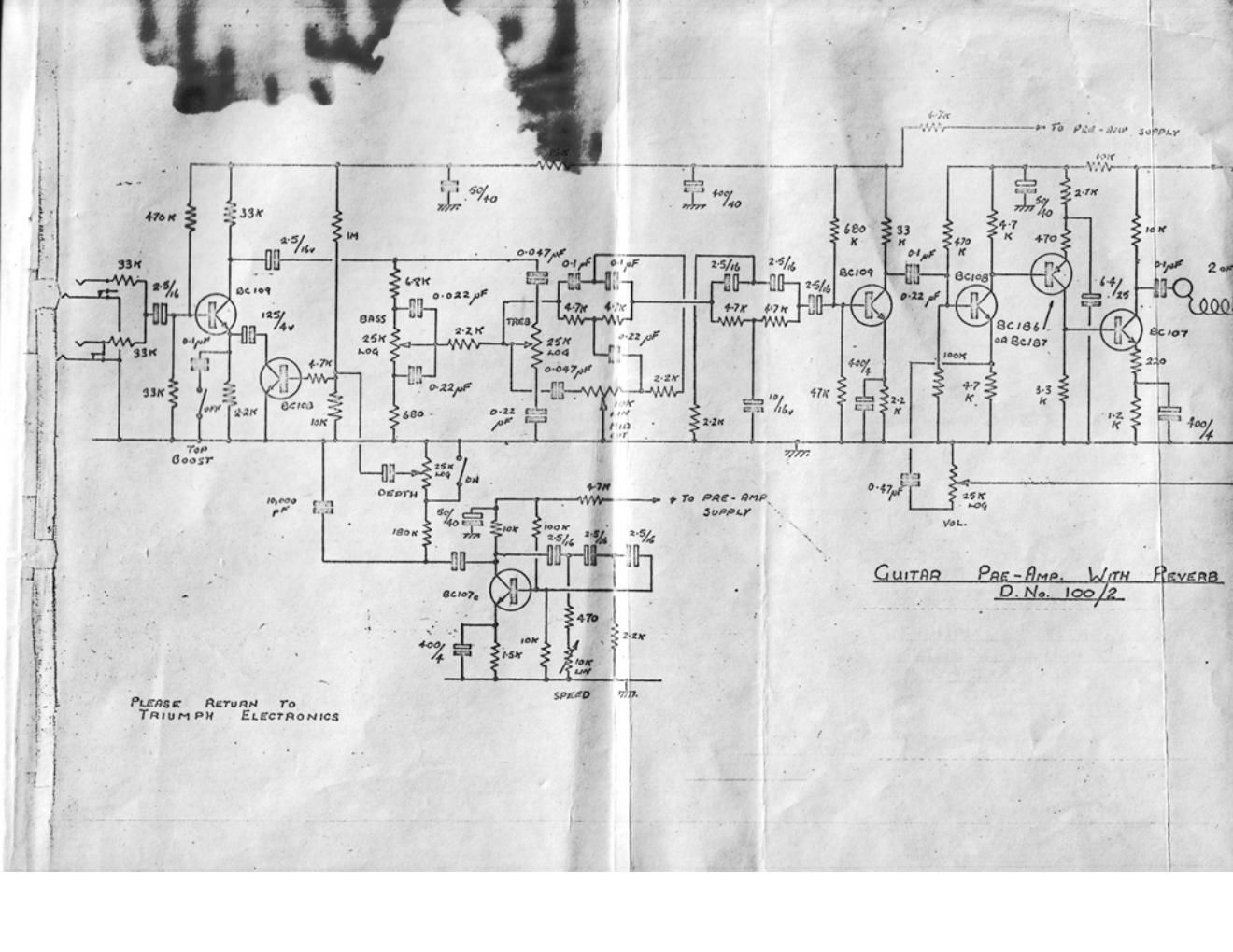 vox triumph 30 preamp schematic