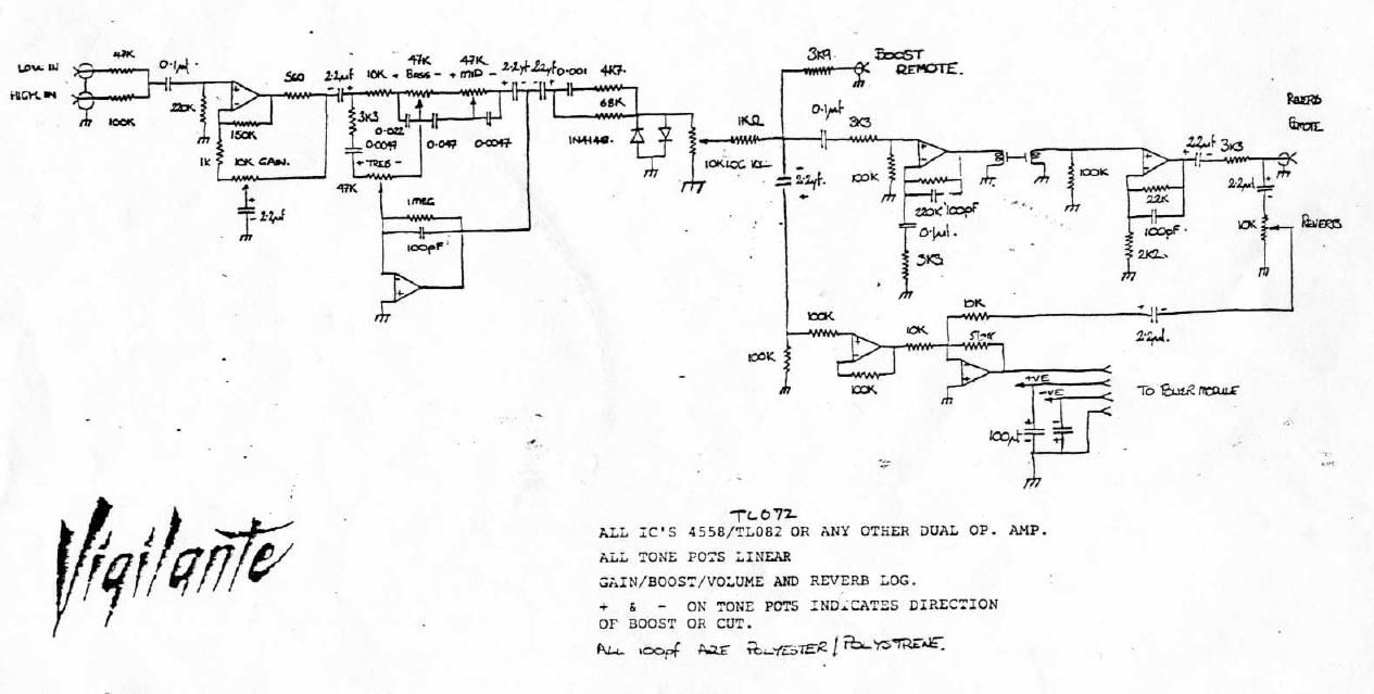 vox vigilante preamp schematic