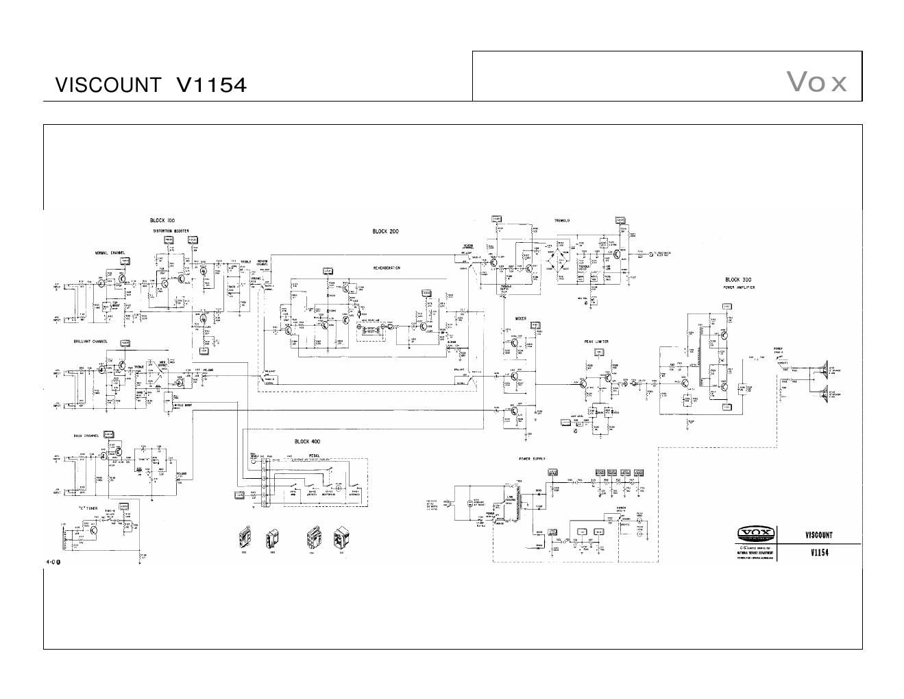 vox viscount v1154 schematic