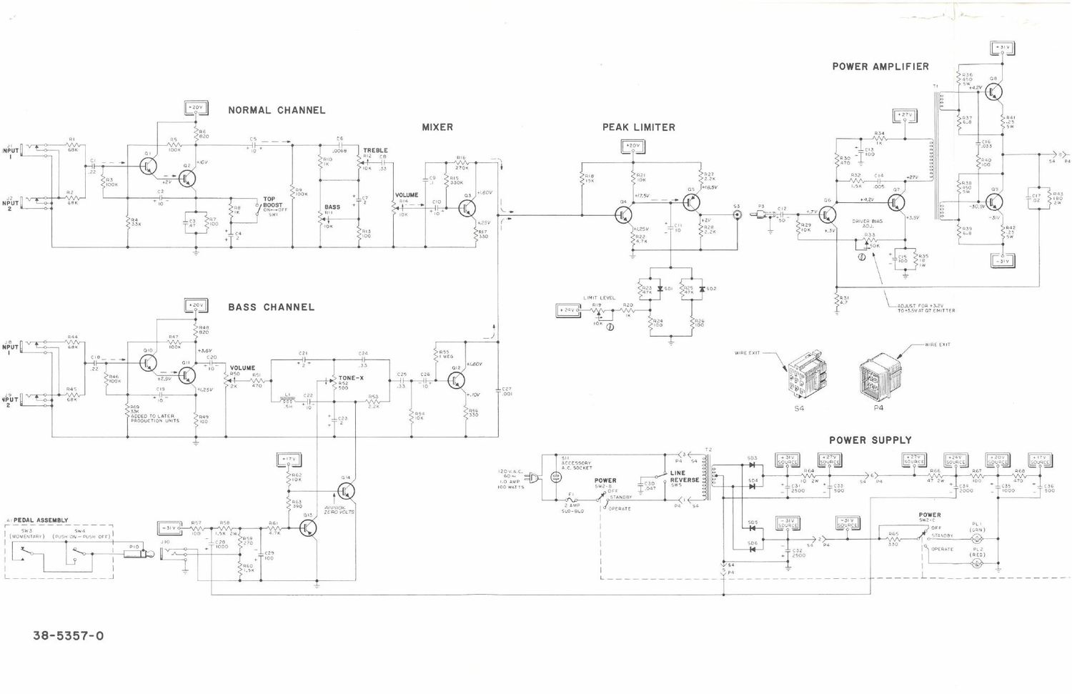 vox westminster v118 service manual