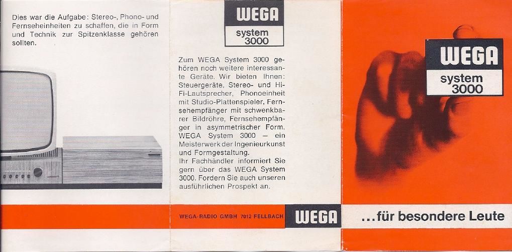 wega 3000 brochure