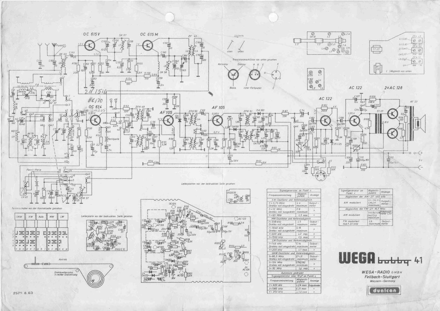 wega Bobby 41 service manual